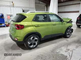2024 Hyundai Venue SEL с VIN KMHRC8A38RU333148, выставлен на аукционе Copart как лот 74227424 с пробегом 175 миль миль и Списание • Salvage title. История ставок и продаж доступна на DreamBid. Изображение 3.