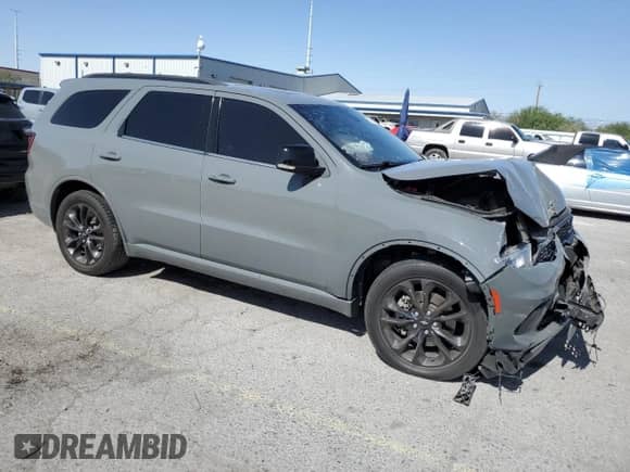 2021 Dodge Durango GT Plus with VIN 1C4RDHDG6MC846946, listed as a Copart auction lot 61963355 with 52,561 mi miles and Salvage title. Bid and sale history available at DreamBid. Image 4.
