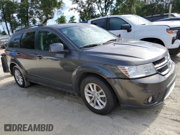 2015 Dodge Journey SXT with VIN 3C4PDCBB8FT595193, listed as a Copart auction lot 80194185 with 164,948 mi miles and Clean title. Bid and sale history available at DreamBid. Image 4.