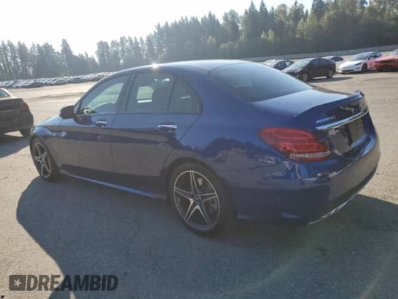 2018 Mercedes-Benz C 43 AMG с VIN 55SWF6EB9JU252062, выставлен на аукционе Copart как лот 81250995 с пробегом 42 060 миль миль и Списание • Salvage title. История ставок и продаж доступна на DreamBid. Изображение 2.