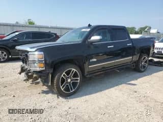 2015 Chevrolet Silverado 1500 High Country z VIN 3GCUKTEC2FG192350, wystawiony jako Copart lot #67756885 z przebiegiem 121 772 mil mil oraz Szkoda całkowita • Salvage title. Historia ofert i sprzedaży dostępna na DreamBid. Obrazek 1.