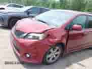 2013 Toyota Sienna SE with VIN 5TDXK3DC1DS319134, listed as a IAAI auction lot 42481811 with 236,771 mi miles and . Bid and sale history available at DreamBid. Image 6.