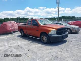 2013 Ram 1500 Tradesman with VIN 1C6RR6FG8DS587957, listed as a IAAI auction lot 42200012 with 144,203 mi miles and . Bid and sale history available at DreamBid. Image 1.