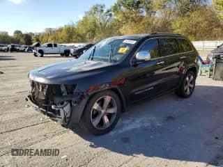2015 Jeep Grand Cherokee Overland with VIN 1C4RJFCG3FC903394, listed as a Copart auction lot 86250445 with 74,667 mi miles and Salvage title. Bid and sale history available at DreamBid. Image 1.