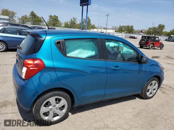 2019 Chevrolet Spark LS with VIN KL8CB6SA6KC738525, listed as a Copart auction lot 49265343 with 49,871 mi miles and Clean title. Bid and sale history available at DreamBid. Image 3.
