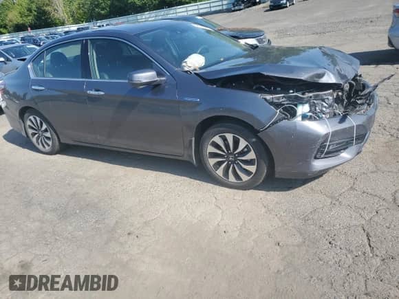 2017 Honda Accord EX-L with VIN JHMCR6F51HC014555, listed as a Copart auction lot 62229825 with Not provided miles and Salvage title. Bid and sale history available at DreamBid. Image 4.