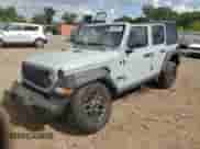 2024 Jeep Wrangler Sport S с VIN 1C4PJXDG5RW246631, выставлен на аукционе Copart как лот 62352605 с пробегом 35 796 миль миль и Списание • Salvage title. История ставок и продаж доступна на DreamBid. Изображение 1.