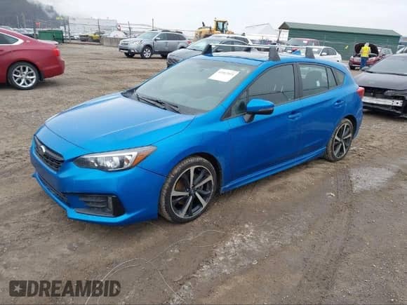 2023 Subaru Impreza Special Sports с VIN 4S3GTAM68P3721282, выставлен на аукционе IAAI как лот 41513107 с пробегом 39 700 миль миль и . История ставок и продаж доступна на DreamBid. Изображение 2.