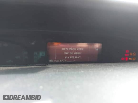 2012 Toyota Prius One with VIN JTDKN3DU9C1577908, listed as a IAAI auction lot 43132102 with 237,577 mi miles and . Bid and sale history available at DreamBid. Image 7.