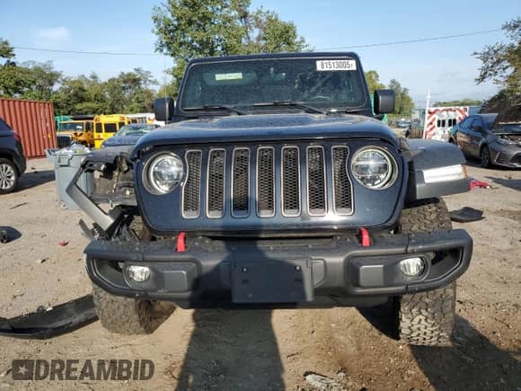 2020 Jeep Wrangler Rubicon with VIN 1C4HJXCG8LW239606, listed as a Copart auction lot 81513005 with 70,325 mi miles and Salvage title. Bid and sale history available at DreamBid. Image 5.