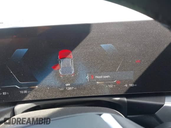 2024 BMW i4 eDrive35 with VIN WBY43AW09RFS60623, listed as a IAAI auction lot 42713384 with 12,857 mi miles and . Bid and sale history available at DreamBid. Image 7.