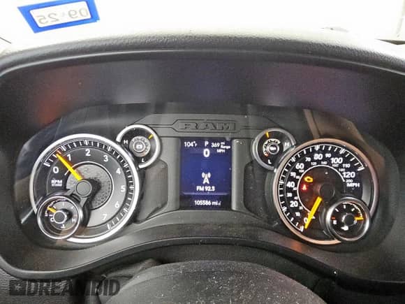 2020 Ram 1500 Tradesman с VIN 1C6RRECT1LN197369, выставлен на аукционе Copart как лот 80721555 с пробегом 105 586 миль миль и Чистый • Clean title. История ставок и продаж доступна на DreamBid. Изображение 9.