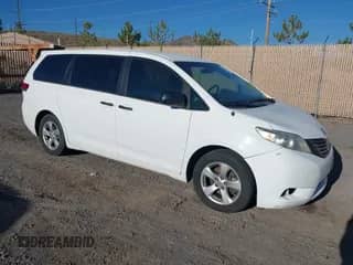 2013 Toyota Sienna L with VIN 5TDZK3DC4DS357028, listed as a IAAI auction lot 43496567 with 294,032 mi miles and . Bid and sale history available at DreamBid. Image 1.