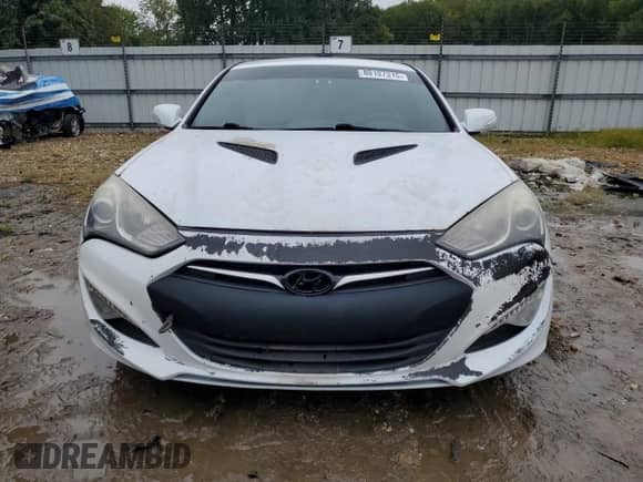 2016 Hyundai Genesis Coupe 3.8L Base with VIN KMHHT6KJ9GU131297, listed as a Copart auction lot 80107315 with 109,045 mi miles and Clean title. Bid and sale history available at DreamBid. Image 5.