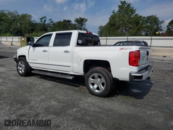 2017 Chevrolet Silverado 1500 LTZ with VIN 3GCUKSEJ3HG224508, listed as a Copart auction lot 68585895 with 92,911 mi miles and Salvage title. Bid and sale history available at DreamBid. Image 2.