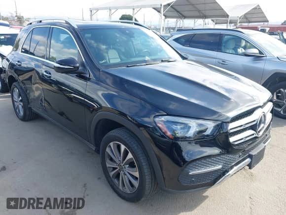 2023 Mercedes-Benz GLE 350 with VIN 4JGFB4JB6PA884764, listed as a IAAI auction lot 43272944 with 23,746 mi miles and . Bid and sale history available at DreamBid. Image 1.