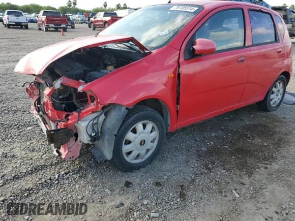 2004 Chevrolet Aveo LS with VIN KL1TJ62654B183492, listed as a Copart auction lot 78705514 with 131,630 mi miles and Clean title. Bid and sale history available at DreamBid. Image 1.