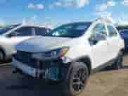 2021 Chevrolet Trax LT with VIN KL7CJPSB2MB349279, listed as a IAAI auction lot 43383937 with 40,042 mi miles and . Bid and sale history available at DreamBid. Image 2.