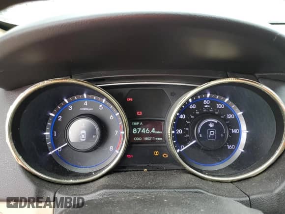 2013 Hyundai Sonata GLS z VIN 5NPEB4AC0DH719077, wystawiony jako Copart lot #84818115 z przebiegiem 180 211 mil mil oraz Czysty tytuł • Clean title. Historia ofert i sprzedaży dostępna na DreamBid. Obrazek 9.