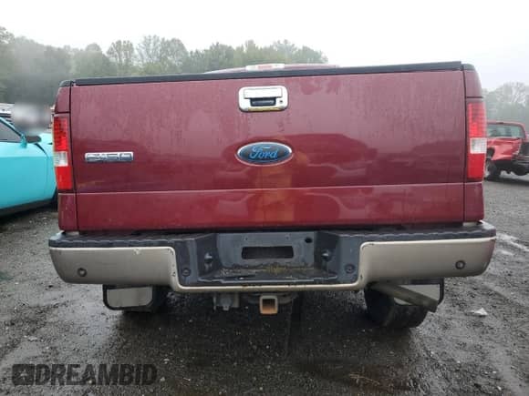 2006 Ford F-150 XLT with VIN 1FTPW14V26KC76783, listed as a Copart auction lot 80791245 with Not provided miles and Salvage title. Bid and sale history available at DreamBid. Image 6.