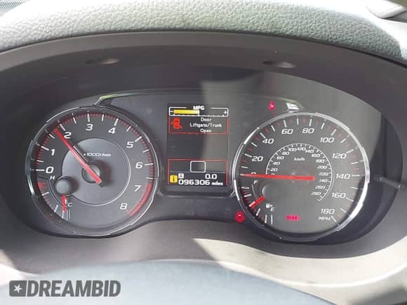 2020 Subaru WRX Limited with VIN JF1VA1H61L9830235, listed as a IAAI auction lot 42264126 with 96,306 mi miles and . Bid and sale history available at DreamBid. Image 7.