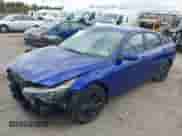 2023 Hyundai Elantra Blue with VIN KMHLM4AJ8PU055116, listed as a IAAI auction lot 43286266 with 91,558 mi miles and . Bid and sale history available at DreamBid. Image 19.