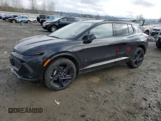 2024 Chevrolet Equinox EV RS with VIN 3GN7DSRR6RS285459, listed as a Copart auction lot 45230345 with 3,382 mi miles and Salvage title. Bid and sale history available at DreamBid. Image 1.