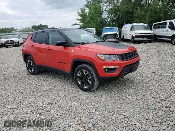 2017 Jeep Compass Trailhawk with VIN 3C4NJDDB8HT636086, listed as a Copart auction lot 64395145 with 155,532 mi miles and Non repairable. Bid and sale history available at DreamBid. Image 13.