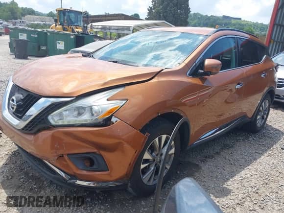 2017 Nissan Murano S with VIN 5N1AZ2MGXHN126910, listed as a IAAI auction lot 42563249 with 121,162 mi miles and . Bid and sale history available at DreamBid. Image 2.