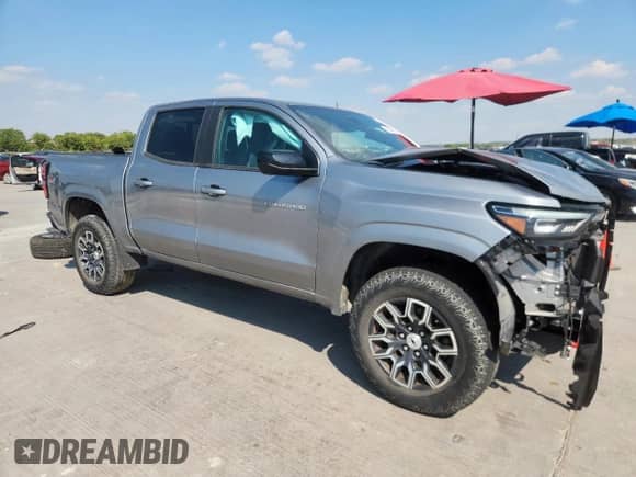 2023 Chevrolet Colorado 4WD Z71 z VIN 1GCPTDEK0P1188059, wystawiony jako Copart lot #81246755 z przebiegiem 14 921 mil mil oraz Szkoda całkowita • Salvage title. Historia ofert i sprzedaży dostępna na DreamBid. Obrazek 4.