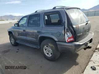 2003 Dodge Durango SLT with VIN 1D4HS48N83F579506, listed as a Copart auction lot 73437624 with 215,211 mi miles and Salvage title. Bid and sale history available at DreamBid. Image 2.