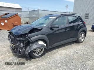 2018 Hyundai Kona SE with VIN KM8K12AA9JU069722, listed as a Copart auction lot 63238775 with 74,675 mi miles and Salvage title. Bid and sale history available at DreamBid. Image 1.