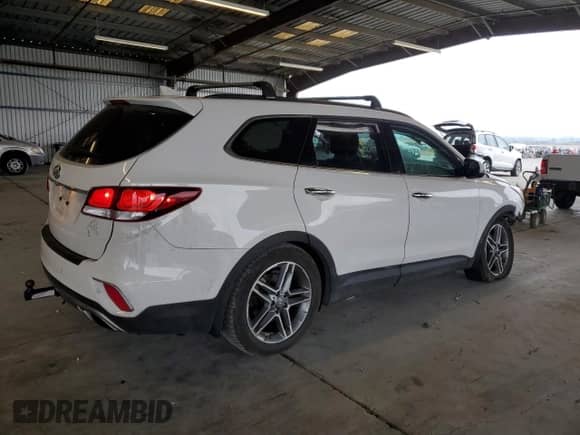 2017 Hyundai Santa Fe SE Ultimate with VIN KM8SRDHF6HU248087, listed as a Copart auction lot 80115775 with 93,268 mi miles and Salvage title. Bid and sale history available at DreamBid. Image 3.