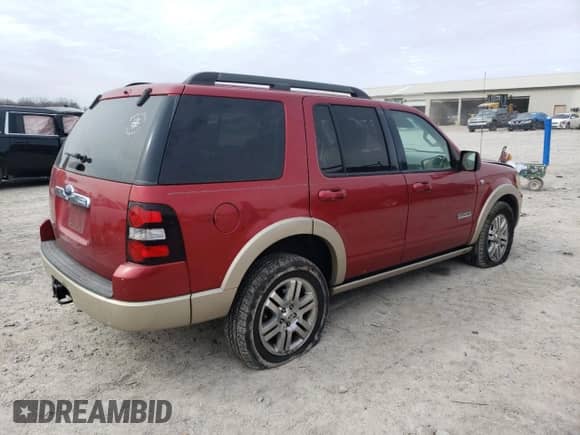 2008 Ford Explorer Eddie Bauer with VIN 1FMEU64828UA33594, listed as a Copart auction lot 45887565 with 185,156 mi miles and Salvage title. Bid and sale history available at DreamBid. Image 3.