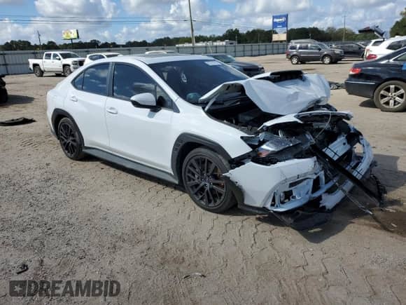 2023 Subaru WRX Premium with VIN JF1VBAF63P9820912, listed as a Copart auction lot 83792705 with 24,796 mi miles and Non repairable. Bid and sale history available at DreamBid. Image 4.