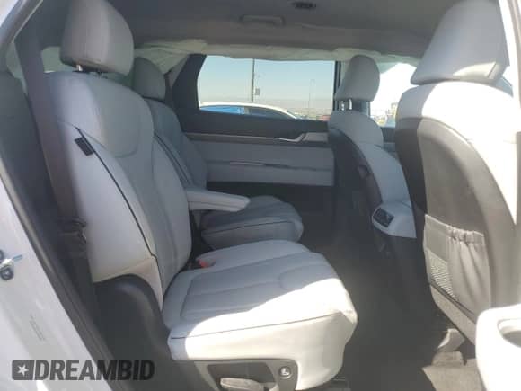 2025 Hyundai Palisade SEL with VIN KM8R24GE6SU929563, listed as a Copart auction lot 81247975 with 13,437 mi miles and Salvage title. Bid and sale history available at DreamBid. Image 11.