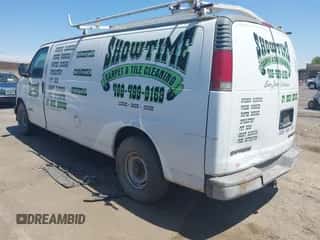 2002 Chevrolet Express с VIN 1GCHG39R321159867, выставлен на аукционе IAAI как лот 42649788 с пробегом 201 952 миль миль и . История ставок и продаж доступна на DreamBid. Изображение 3.