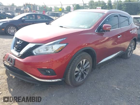 2015 Nissan Murano SL with VIN 5N1AZ2MH0FN215150, listed as a IAAI auction lot 42798578 with 114,293 mi miles and . Bid and sale history available at DreamBid. Image 2.