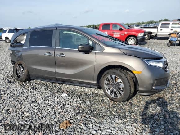 2022 Honda Odyssey EX-L с VIN 5FNRL6H74NB027956, выставлен на аукционе Copart как лот 54991435 с пробегом Не указан миль и На запчасти • Non repairable. История ставок и продаж доступна на DreamBid. Изображение 4.