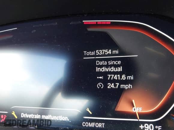 2022 BMW 4 Series 430i xDrive z VIN WBA43AT02NCH76825, wystawiony jako IAAI lot #43102361 z przebiegiem 53 754 mil mil oraz . Historia ofert i sprzedaży dostępna na DreamBid. Obrazek 15.