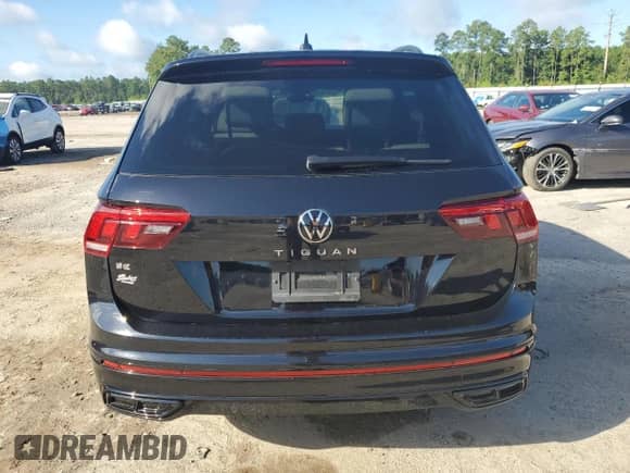 2022 Volkswagen Tiguan SE R-Line Black с VIN 3VVCB7AX9NM093540, выставлен на аукционе Copart как лот 65769195 с пробегом 20 820 миль миль и Списание • Salvage title. История ставок и продаж доступна на DreamBid. Изображение 6.