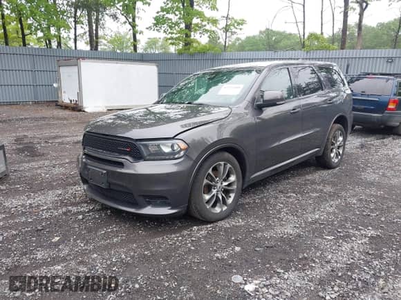 2019 Dodge Durango GT Plus with VIN 1C4RDJDG6KC770441, listed as a IAAI auction lot 42275509 with 121,254 mi miles and . Bid and sale history available at DreamBid. Image 2.