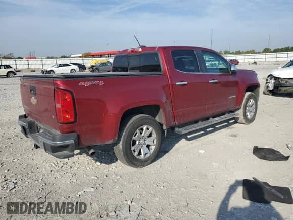2017 Chevrolet Colorado 4WD LT with VIN 1GCGTCEN6H1197161, listed as a Copart auction lot 80698335 with 153,292 mi miles and Salvage title. Bid and sale history available at DreamBid. Image 3.