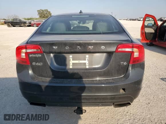 2015 Volvo S60 T6 Drive-E with VIN YV149MFK7F1343313, listed as a Copart auction lot 76279894 with 60,091 mi miles and Salvage title. Bid and sale history available at DreamBid. Image 6.