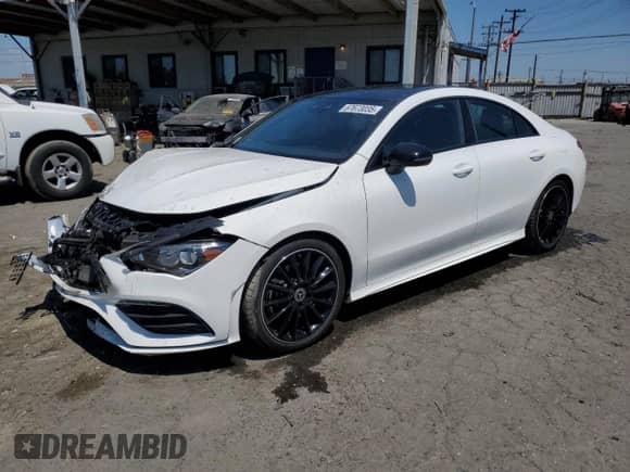 2020 Mercedes-Benz CLA 250 с VIN WDD5J4GBXLN035885, выставлен на аукционе Copart как лот 67673035 с пробегом 33 307 миль миль и Списание • Salvage title. История ставок и продаж доступна на DreamBid. Изображение 1.