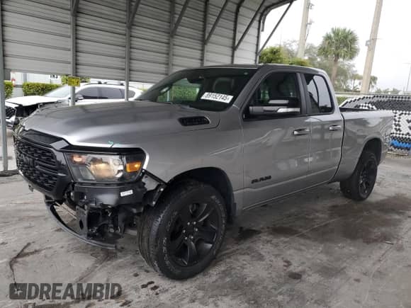 2022 Ram 1500 Lone Star z VIN 1C6RREBT5NN358312, wystawiony jako Copart lot #89152145 z przebiegiem 36 450 mil mil oraz Szkoda całkowita • Salvage title. Historia ofert i sprzedaży dostępna na DreamBid. Obrazek 1.