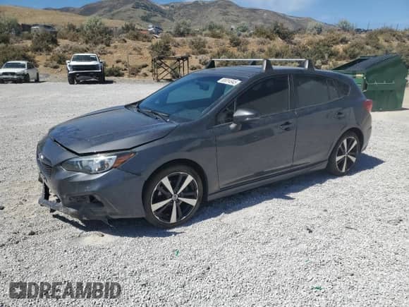 2018 Subaru Impreza Special Sports with VIN 4S3GTAM6XJ3712221, listed as a Copart auction lot 65014945 with 80,873 mi miles and Salvage title. Bid and sale history available at DreamBid. Image 1.