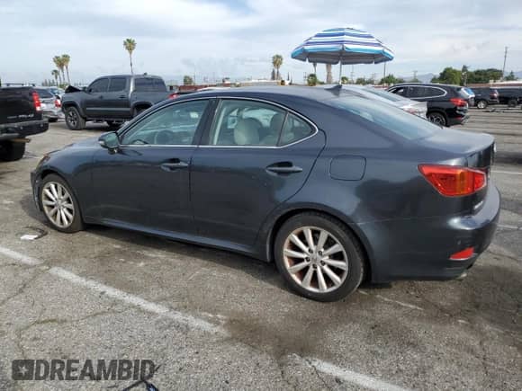 2009 Lexus IS 250 with VIN JTHBK262095090109, listed as a Copart auction lot 51097455 with 94,682 mi miles and Clean title. Bid and sale history available at DreamBid. Image 2.