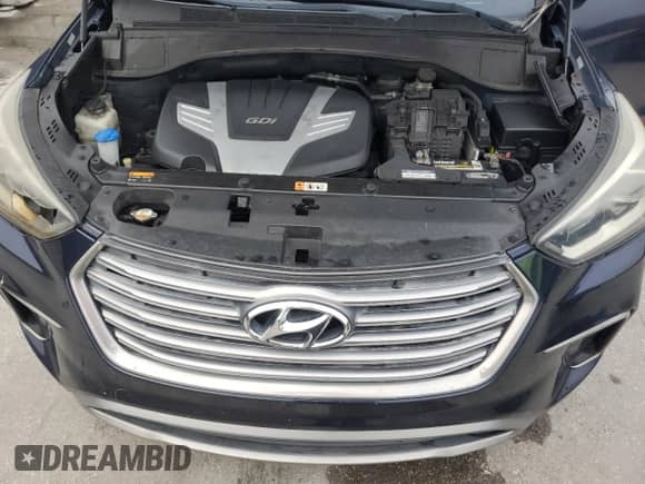 2017 Hyundai Santa Fe SE with VIN KM8SM4HF3HU196447, listed as a Copart auction lot 86217005 with 128,981 mi miles and Clean title. Bid and sale history available at DreamBid. Image 12.