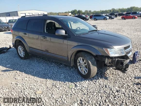 2015 Dodge Journey SXT с VIN 3C4PDCBG4FT595221, выставлен на аукционе Copart как лот 81013555 с пробегом 108 636 миль миль и Списание • Salvage title. История ставок и продаж доступна на DreamBid. Изображение 4.